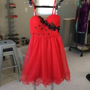 NWT red party dress by Chi-Chi. Size 2
